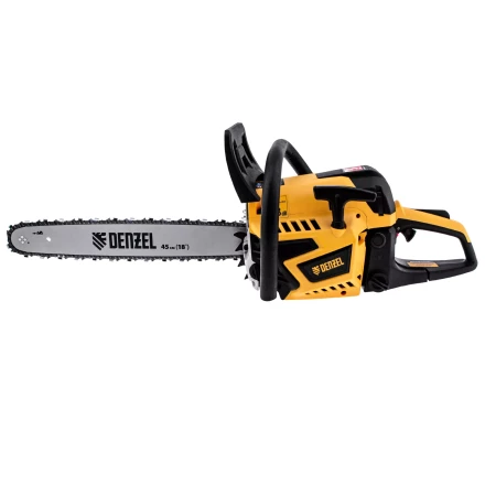 Пила цепная бензиновая Denzel DS-5218, шина 45 см, 52 см3, 3 л.с, шаг 0,325, паз 1,5 мм, 72 звена 95237 купить в Ноябрьске
