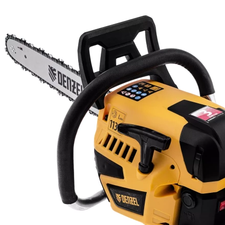 Пила цепная бензиновая Denzel DS-5218, шина 45 см, 52 см3, 3 л.с, шаг 0,325, паз 1,5 мм, 72 звена 95237 купить в Ноябрьске