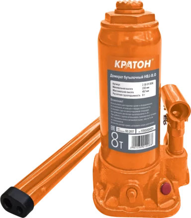 Домкрат бутылочный Кратон HBJ-8.0 2 30 01 006 купить в Ноябрьске