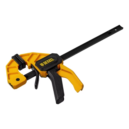 Струбцина F-образная Denzel, быстрозажимная, 150 х 55 мм, усиленный нейлоновый корпус, 20501 купить в Ноябрьске