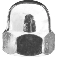 Гайка ЗУБР "МАСТЕР" колпачковая DIN 1587, оцинкованная,  M8, 5кг 303680-08