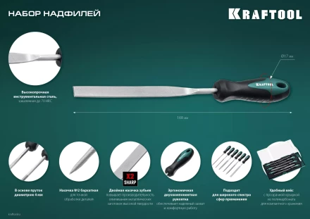 Набор надфилей KRAFTOOL 16030-6 купить в Ноябрьске