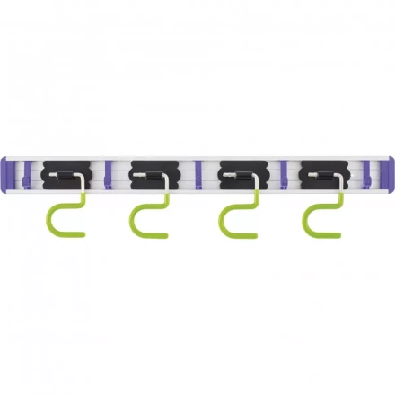 Алюминиевый настенный держатель для садового инструмента 4 крюка Palisad 68304 купить в Ноябрьске