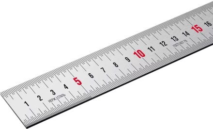 ЗУБР Про-15, длина 0.15 м, усиленная нержавеющая линейка, Профессионал (34280-015) купить в Ноябрьске