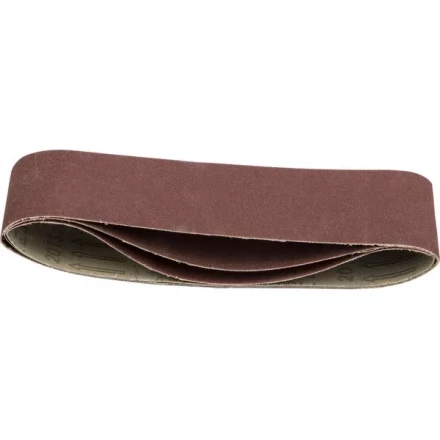 Лента STAYER &quot;MASTER&quot; шлифовальная универсальная бесконечная на тканевой основе, для ЛШМ, P180, 75х533мм, 3шт 35442-180 купить в Ноябрьске