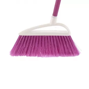 Щетка пластмасовая  для   230 мм &quot;LUX&quot; розовая щетина c черенком 120 см D22мм ELFE 93561 купить в Ноябрьске