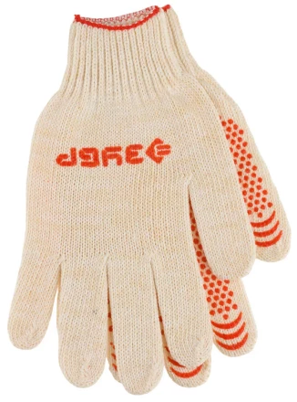 Перчатки ЗУБР &quot;МAСTEP&quot; трикотажные, 7 класс, х/б, с защитой от скольжения, L-XL, 3 пары 11456-K3 купить в Ноябрьске