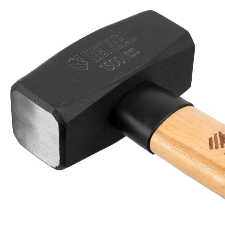 Кувалда, 1500 г Denzel 11019, кованая головка, буковая рукоятка купить в Ноябрьске