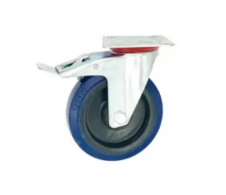 Колесо поворотное резина SRCLb 93 75 мм с тормозом (F) 1027240 купить в Ноябрьске