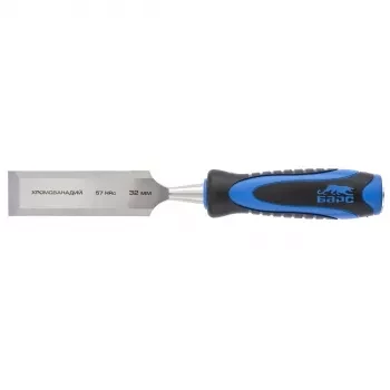 Долото-стамеска,плоская,32мм, двухкомпонентная рукоятка,металлический затыльник БАРС 24657 купить в Ноябрьске