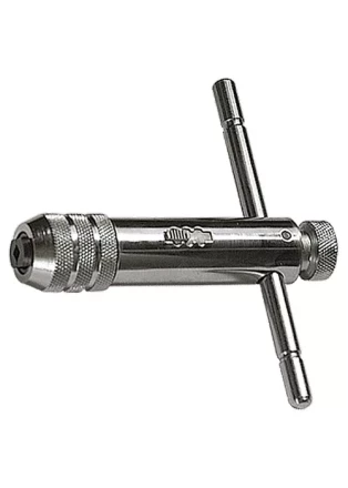 Вороток для метчиков М5 - М12 хромированный с трещоткой MATRIX 76907 купить в Ноябрьске