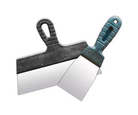 Набор шпателей из нержавеющей стали 100 мм и 350 мм пластмассовая ручка 2 шт СИБРТЕХ 85487 купить в Ноябрьске