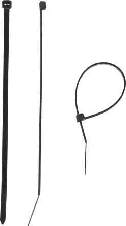 Кабельные стяжки черные КС-Ч1 нейлоновые промфасовка серия ПРОФЕССИОНАЛ купить в Ноябрьске