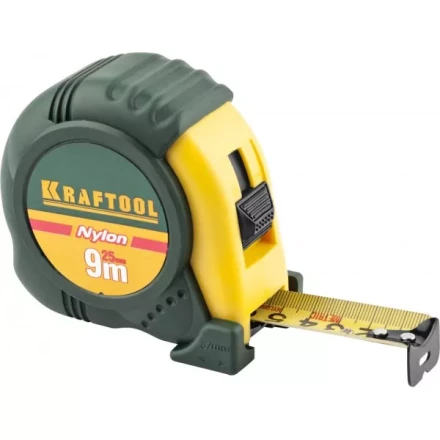 Рулетка KRAFTOOL &quot;EXPERT&quot; с нейлоновым покрытием, обрезин корпус, 9/25мм 34122-09_z01 купить в Ноябрьске