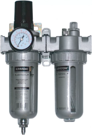 Фильтр воздушный с регулятором давления манометром и лубрикатором Кратон 3 01 03 014 купить в Ноябрьске
