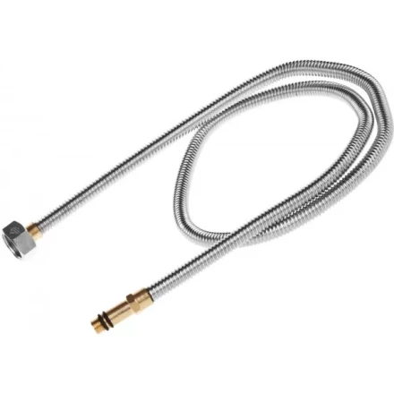 Подводка ЗУБР &quot;ЭКСПЕРТ&quot; сильфонная из нержавеющей стали, для смесителя, удлиненная, г/ш (гайка-штуцер), 1/2&quot;, 1,0м 51013-100 купить в Ноябрьске