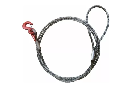 Буксир канатный TOR БТК 4,9 т 30,0 м опрессовка канат 8,3 мм (петля-крюк 1,6 т) 1047969 купить в Ноябрьске