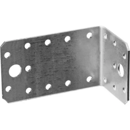 Крепежный уголок ЗУБР &quot;МАСТЕР&quot; асимметричный, 65х50х130мм, 1шт 310156-65 купить в Ноябрьске