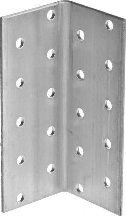 Крепежный угол ЗУБР &quot;МАСТЕР&quot; равносторонний, 100х40х40мм, 1шт 310206-100-040 купить в Ноябрьске