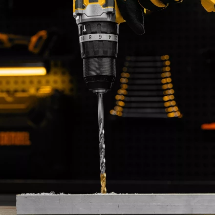 Сверло спиральное по металлу Denzel, 7,5 х 156 мм, Р6М5, Golden Tip, удлиненное, 718259 купить в Ноябрьске