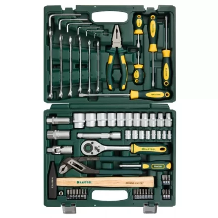 Набор KRAFTOOL &quot;ЕХPERT&quot; Слесарно-монтажный инструмент, 66 предметов 27976-H66 купить в Ноябрьске