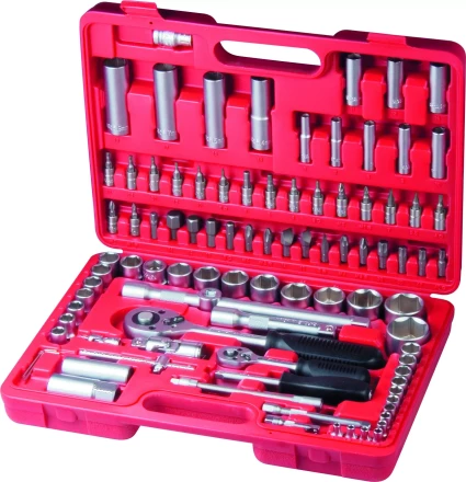 Набор слесарно-монтажный с квадратами 1/4 и 1/2 94 предмета MATRIX 13580 купить в Ноябрьске