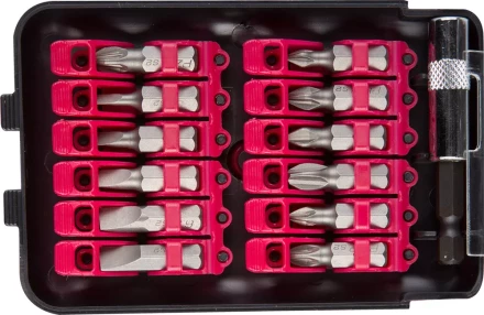 Набор ЗУБР: Биты РАКЕТА кованые в пластиковом боксе, 12шт 26600-H12 купить в Ноябрьске