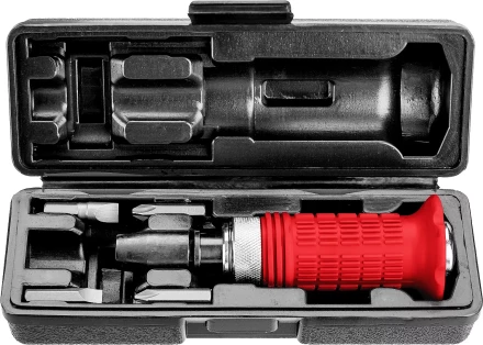 ЗУБР 6 предм., ударно-поворотная отвертка (2565) купить в Ноябрьске