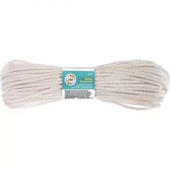 Шнур бельевой полипропиленовый с сердечником  D-3 мм L-15 м белыйELFE 93705 купить в Ноябрьске