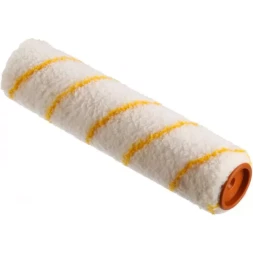 Ролик малярный сменный ЗУБР "ОПТИМА -ГИРПАИНТ", все виды ЛКМ, для ровных поверхностей, полиэстр, ворс 12 мм, бюгель 6 мм, 40х240мм 02516-24
