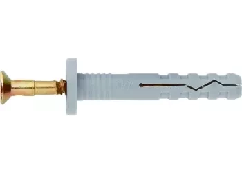 Дюбель-гвоздь полипропиленовый с потайным бортиком 8х60 мм 100 шт ШУРУПЬ 42133 купить в Ноябрьске