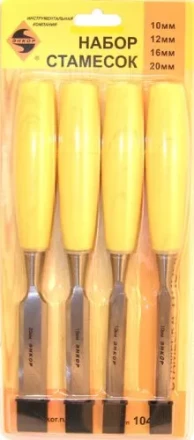 Набор стамесок 10,12,16,20 мм 4 штуки блистер Энкор 10401 купить в Ноябрьске