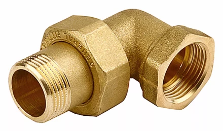 Соединитель GENERAL FITTINGS угловой с накидной гайкой, латунь, г/ш, 1/2&quot; 51035-G/S-1/2 купить в Ноябрьске