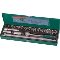 Набор головок торцевых 1/2"DR 11-32мм 19предметов Jonnesway S04Н419S 47432
