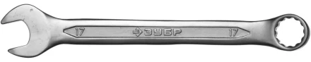 Ключ ЗУБР &quot;МАСТЕР&quot; гаечный комбинированный, Cr-V сталь, хромированный, 17мм 27087-17 купить в Ноябрьске