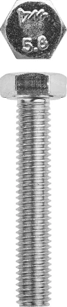 Болт ЗУБР &quot;МАСТЕР&quot; с шестигранной головкой, ГОСТ 7798-70, класс прочности 5.8, оцинкованный, M8x50мм, 5кг 303080-08-050 купить в Ноябрьске