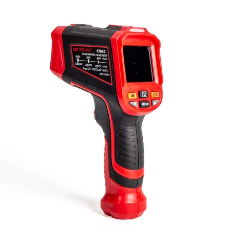 Лазерный бесконтактный цифровой пирометр КВТ KT 653 до 1080°C (87246) купить в Ноябрьске