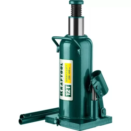 Домкрат гидравлический бутылочный &quot;Kraft-Lift&quot;, сварной, 12т, 230-458мм, KRAFTOOL 43462-12 43462-12_z01 купить в Ноябрьске