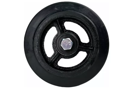 Большегрузное колесо на ось  HITCH 200*50 резина черная D80 (SZ085021) купить в Ноябрьске