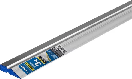 Правило ЗУБР алюминиевое, профиль &quot;ДВУХВАТ&quot; с ребром жесткости, 3м 10721-3.0 купить в Ноябрьске