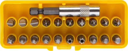 Набор STAYER Биты &quot;MASTER&quot; POCKET с адаптером в пластмассовом боксе, 21 предмет 2-26087-H21 купить в Ноябрьске