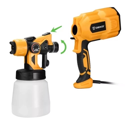 Краскопульт электрический DKSG55K1 HVLP DEKO, 018-1043 купить в Ноябрьске