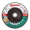 Круг Лепестковый Торцевой (КЛТ) HAMMER КЛТ 1 Ф180х22 Р40 213-030 купить в Ноябрьске