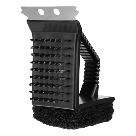 Щетка для чистки гриля 3 в 1 (щетка, скребок, губка), Camping// Palisad 69703 купить в Ноябрьске