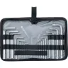 Набор ключей имбусовых HEX-TORX 18 шт: HEX 1,5–10 мм T10-T50 CrV короткие сатин. MTX 123149 купить в Ноябрьске