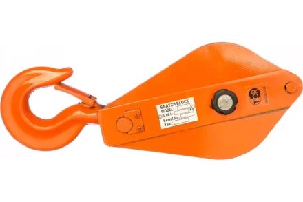 Блок монтажный однорольный с  крюком TOR HQG(L) K1-5,0 т с откидной щекой (S) 1048601 купить в Ноябрьске
