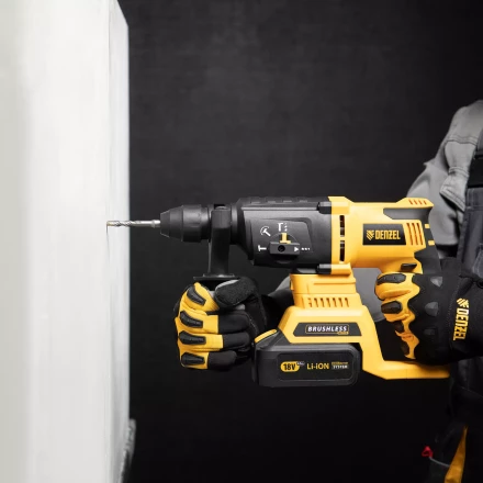 Бур по бетону Denzel, 6 x 110 мм, двойная спираль, три пылеотводящие кромки, 705005 купить в Ноябрьске