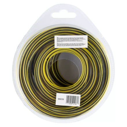 Леска для триммера двухкомпонентная квадратная, 3,0мм х 12м, блистер SkyCutter Denzel 96839 купить в Ноябрьске