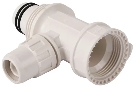 Коллектор ЗУБР &quot;ШиреФит&quot; сборный &quot;внутренняя резьба - штуцер с гайкой - штуцер с гайкой&quot;, 26мм-16мм-26мм 51516-26-16-26 купить в Ноябрьске