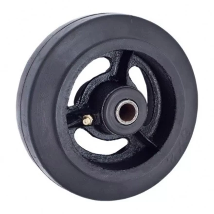 Колесо большегрузное D 63 160 мм резина на ось (N) 1047581 купить в Ноябрьске